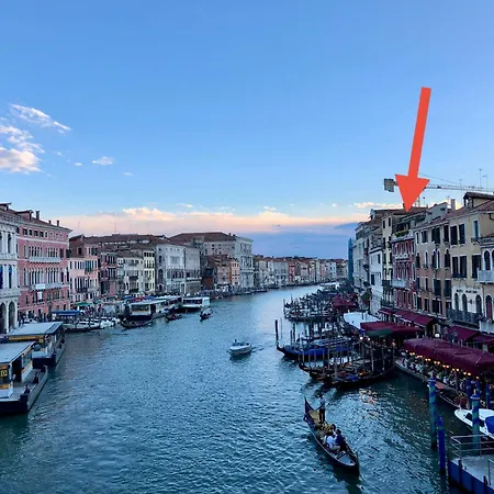 Lägenhet Rialto Terrace On The Grand Canal Venedig